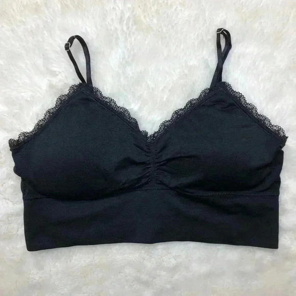 George Other - George Bralette Lace  Trim Black Size Medium